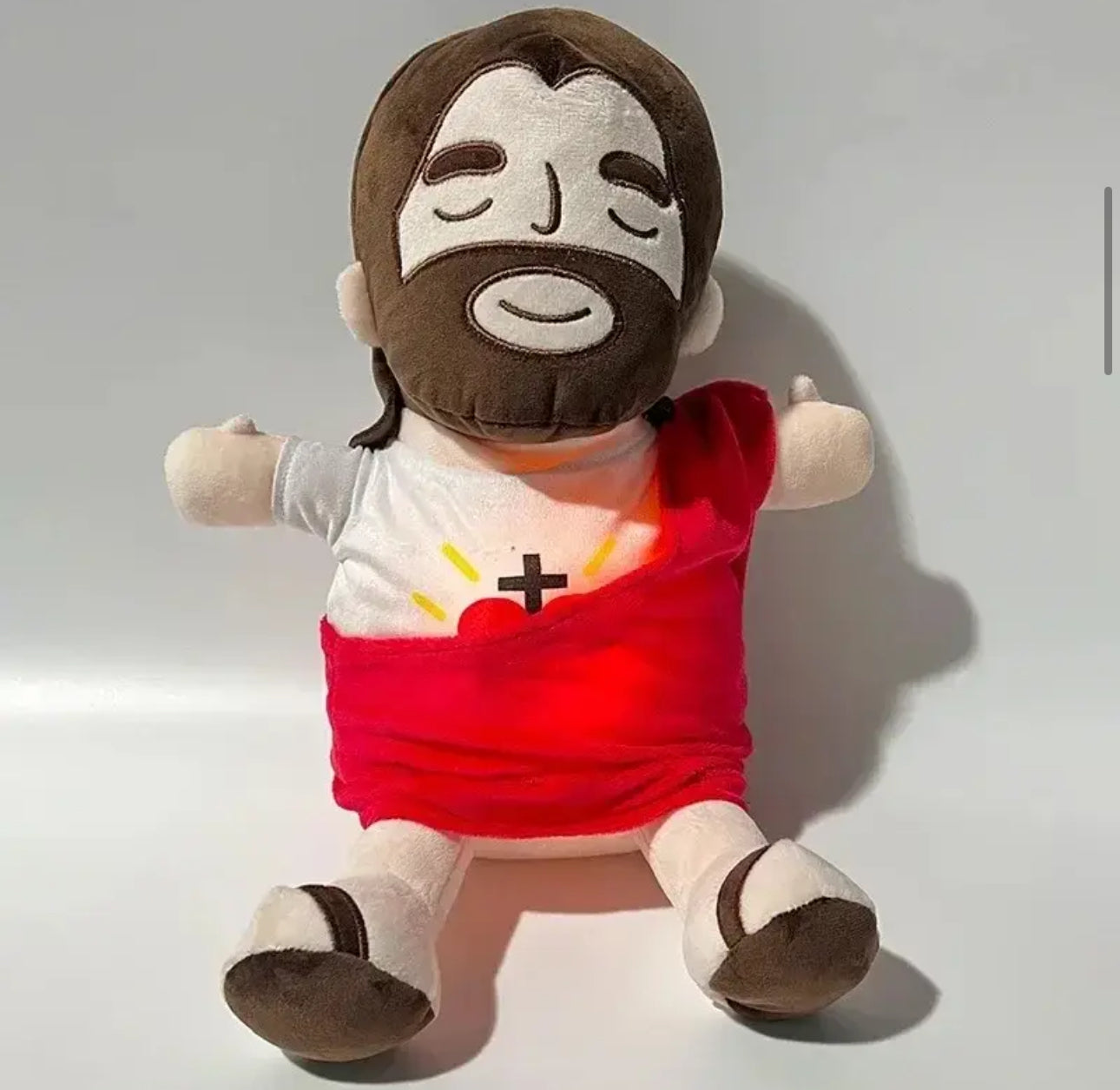 Breathing Jesus Plush